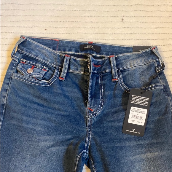 TRUE RELIGION.Classic Blue Women's Jeans - Picture 2 of 12